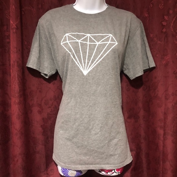 Gray Diamond T Shirt - Picture 1 of 3